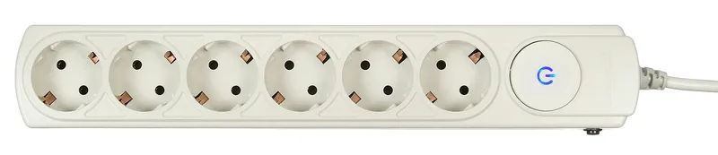 Сетевой фильтр Ippon BK132 3м (6 розеток) белый (коробка)