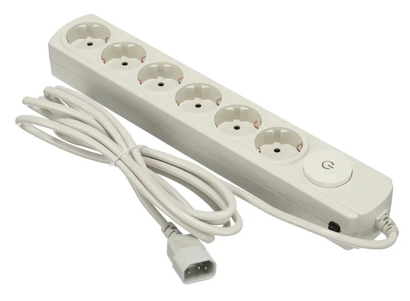Сетевой фильтр Ippon BK132 3м (6 розеток) белый (коробка)