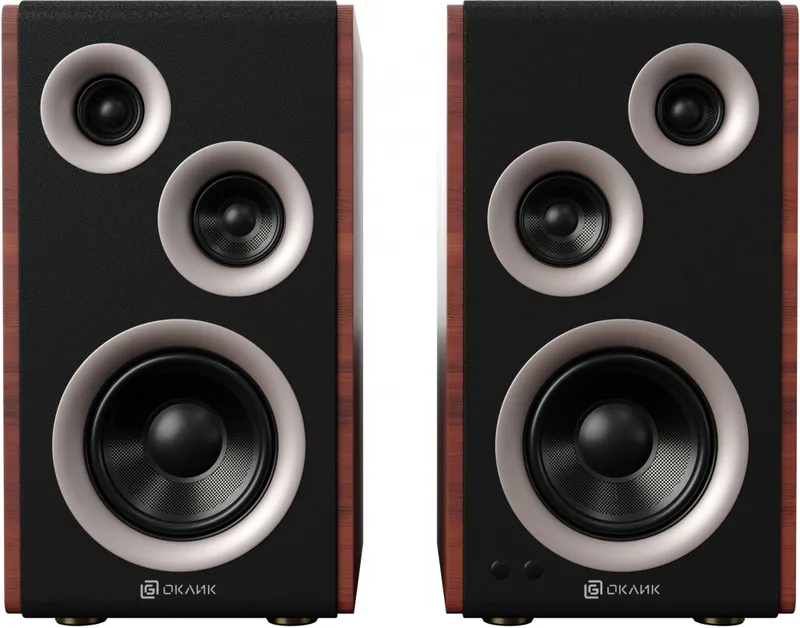 Колонки Оклик OK-117 BT 2.0 черный 80Вт BT