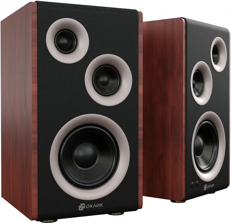 Колонки Оклик OK-117 BT 2.0 черный 80Вт BT