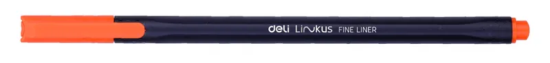 Набор ручек капилляр. Deli Linkus (EQ900-06) d=0.45мм ассор. черн. игловидный пиш. наконечник линия 0.45мм 6цв.