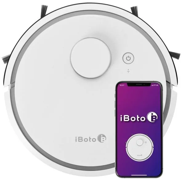 Пылесос-робот iBoto Smart L920W Aqua 30Вт белый/черный