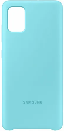 Чехол (клип-кейс) Samsung для Samsung Galaxy A51 Silicone Cover голубой (EF-PA515TLEGRU)