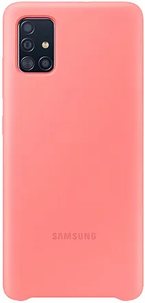 Чехол (клип-кейс) Samsung для Samsung Galaxy A51 Silicone Cover розовый (EF-PA515TPEGRU)