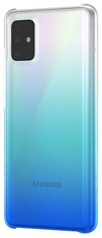 Чехол (клип-кейс) Samsung для Samsung Galaxy A51 WITS Gradation Hard Case синий (GP-FPA515WSBLR)