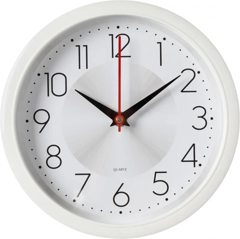 Часы настенные аналоговые Бюрократ WallC-R69P D22см белый (WALLC-R69P22/WHITE)