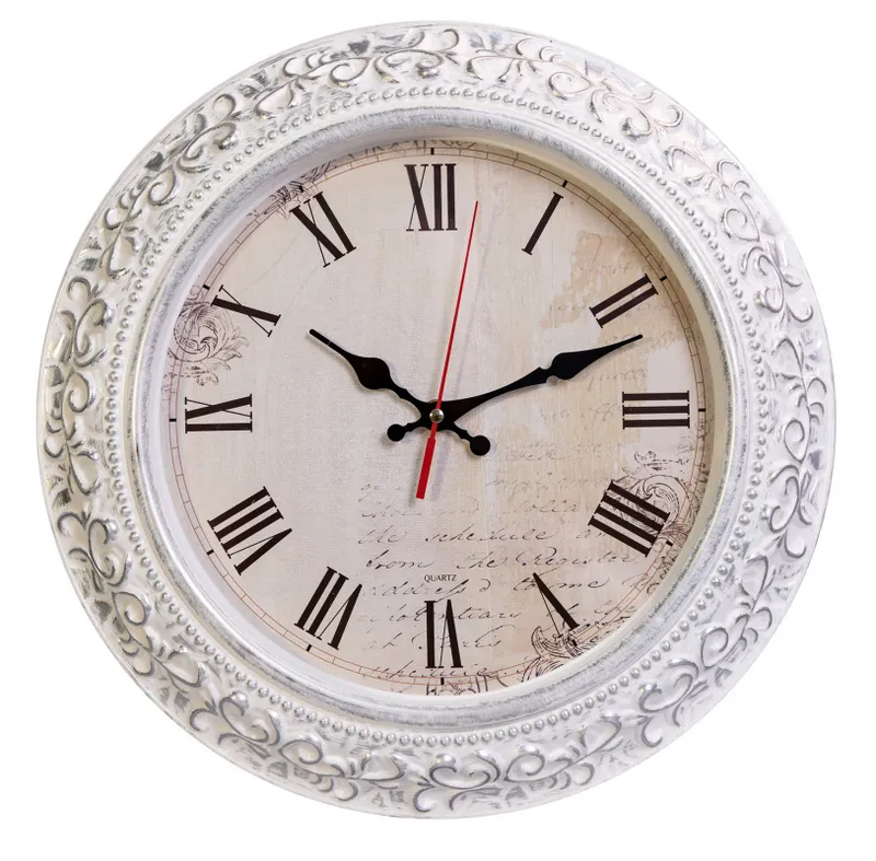 Часы настенные аналоговые Бюрократ WallC-R73P D35см белый (WALLC-R73P35/WHITE)