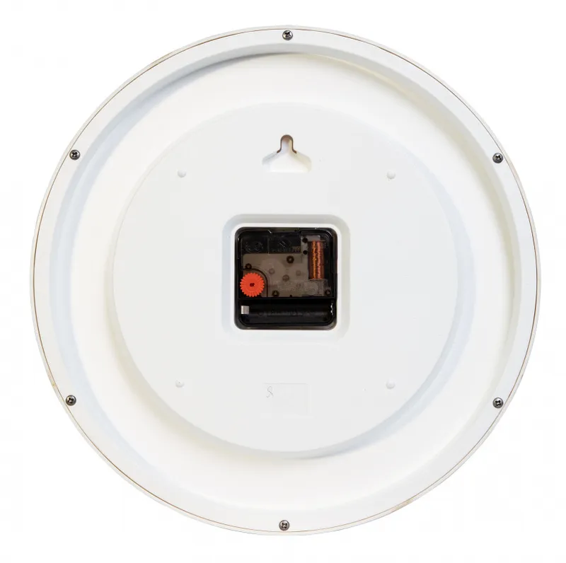 Часы настенные аналоговые Бюрократ WallC-R76P D29см белый (WALLC-R76P29/GOLD)