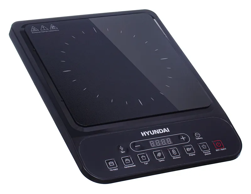 Плита Индукционная Hyundai HYC-0101 черный стеклокерамика (настольная)