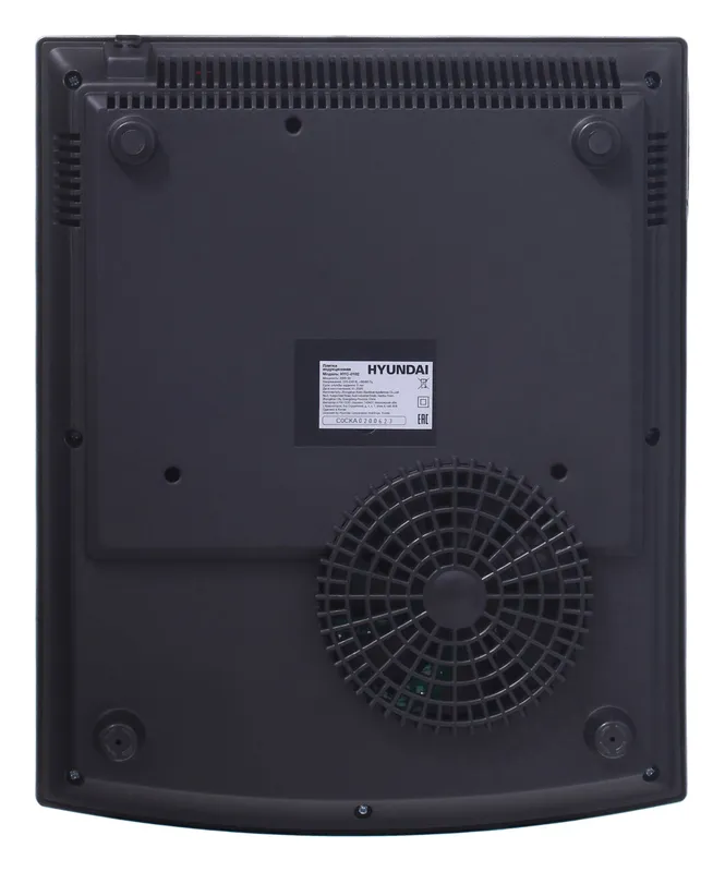 Плита Индукционная Hyundai HYC-0102 серебристый/черный стеклокерамика (настольная)