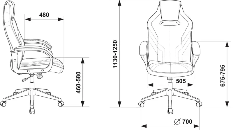 Кресло игровое Zombie VIKING 3 AERO белый/синий/красный сиденье черный ткань/эко.кожа крестов. пластик