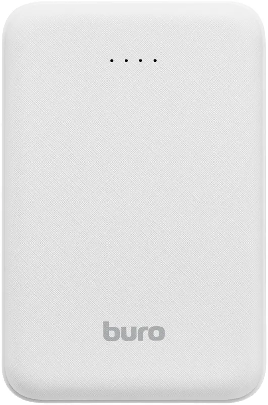 Мобильный аккумулятор Buro T4-10000 10000mAh 10W 2A 2xUSB-A белый (T4-10000-WT)