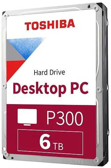 Жесткий диск Toshiba SATA-III 6TB HDWD260UZSVA Desktop P300 4KN (5400rpm) 128Mb 3.5"