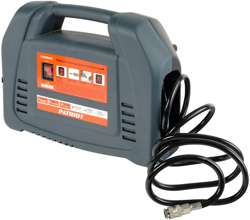Компрессор поршневой Patriot WO 180K безмасляный 180л/мин 1100Вт синий/черный