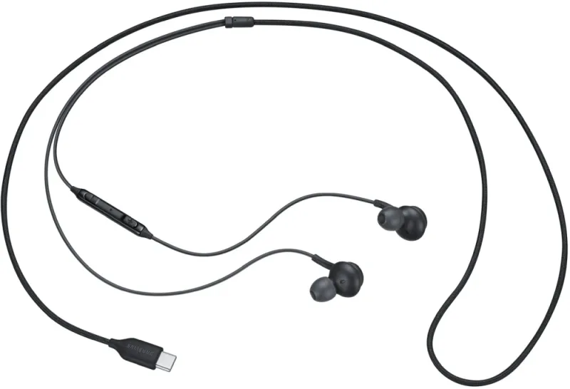 Гарнитура вкладыши Samsung EO-IC100 1.2м черный проводные в ушной раковине (EO-IC100BBEGRU)