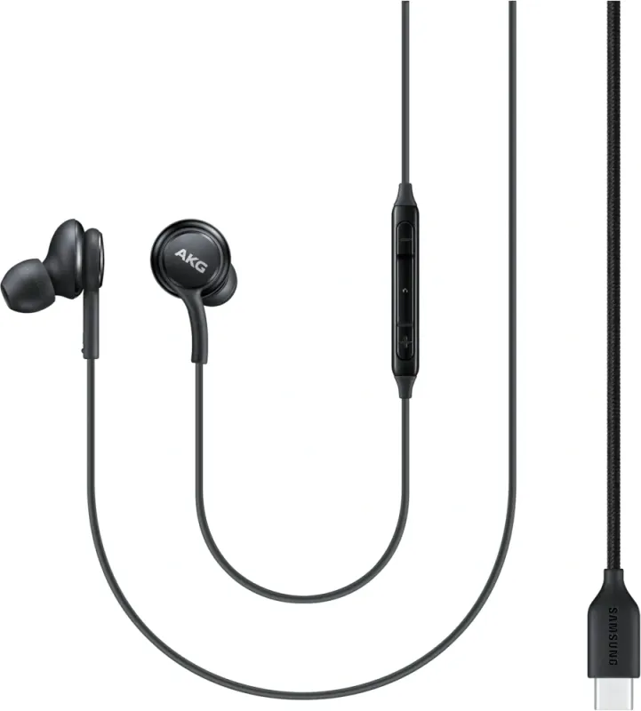 Гарнитура вкладыши Samsung EO-IC100 1.2м черный проводные в ушной раковине (EO-IC100BBEGRU)
