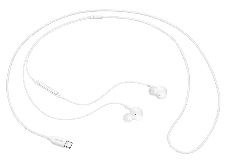 Гарнитура вкладыши Samsung EO-IC100 1.2м белый проводные в ушной раковине (EO-IC100BWEGRU)