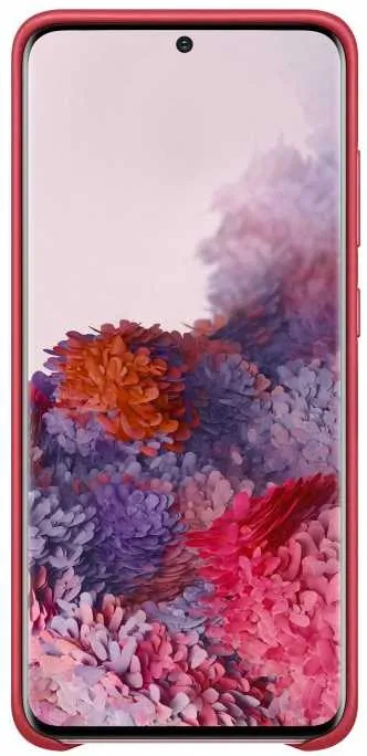 Чехол (клип-кейс) Samsung для Samsung Galaxy S20 Leather Cover красный (EF-VG980LREGRU)