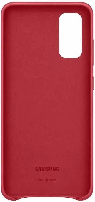 Чехол (клип-кейс) Samsung для Samsung Galaxy S20 Leather Cover красный (EF-VG980LREGRU)