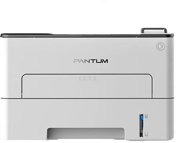 Лазерный монохромный принтер Pantum P3010D, Printer, Mono laser, А4, 30 ppm (max 60000 p/mon), 350 MHz, 1200x1200 dpi, 128 MB RAM, Duplex, paper tray 250 pages, USB, start. cartridge 1000 pages (white)