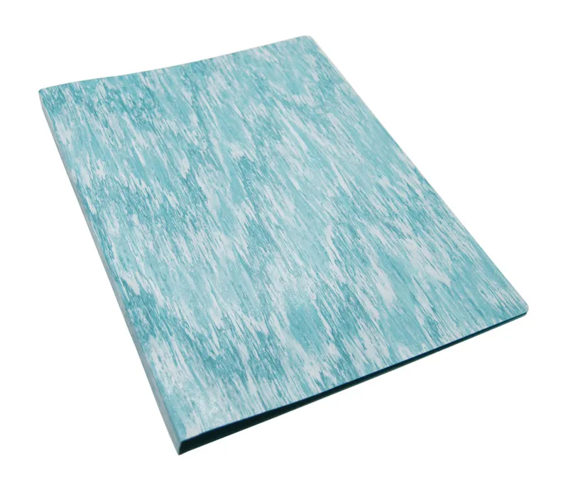 Папка с 40 прозр.вклад. Бюрократ Melange MLPV40AZURE A4 пластик 0.7мм бирюзовый