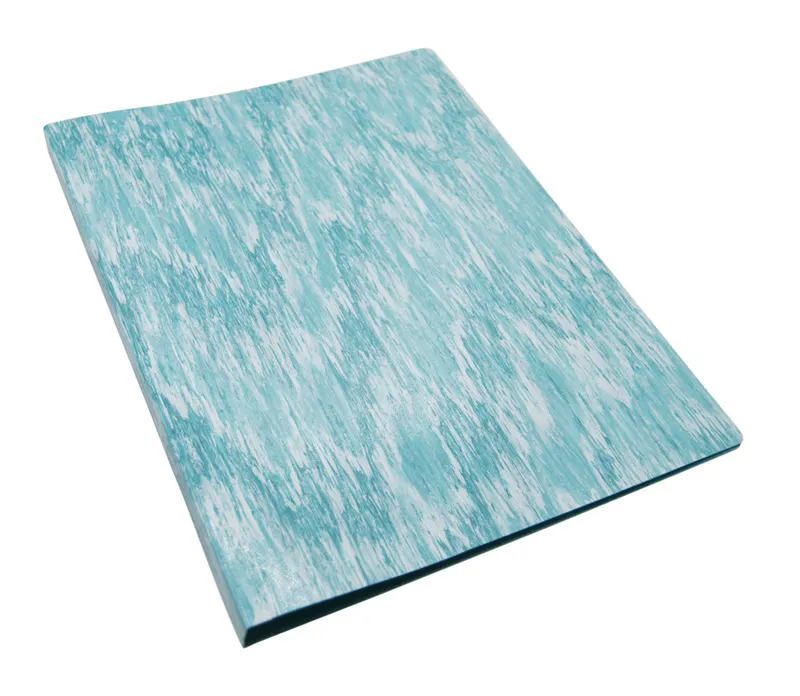 Папка с 60 прозр.вклад. Бюрократ Melange MLPV60AZURE A4 пластик 0.7мм бирюзовый