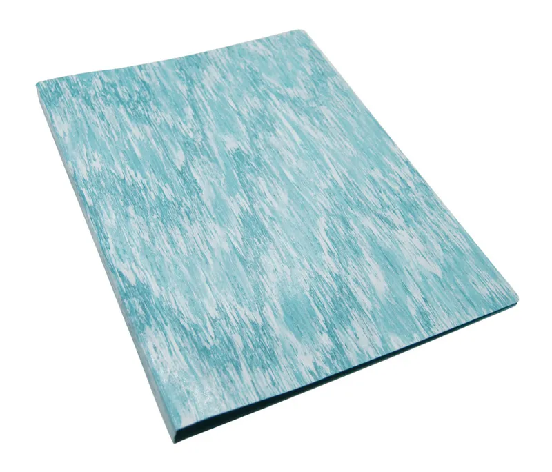 Папка метал.зажим Бюрократ Melange MLPZ07CAZURE A4 пластик 0.7мм бирюзовый