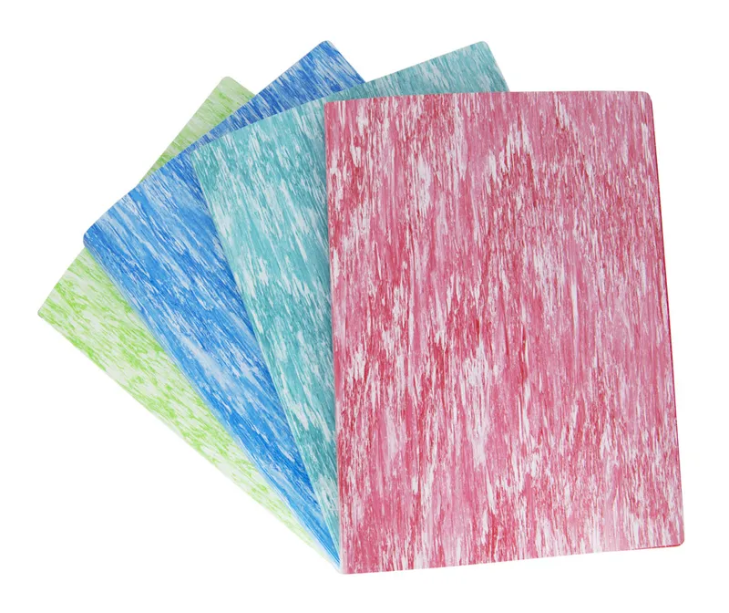 Папка метал.зажим Бюрократ Melange MLPZ07CAZURE A4 пластик 0.7мм бирюзовый