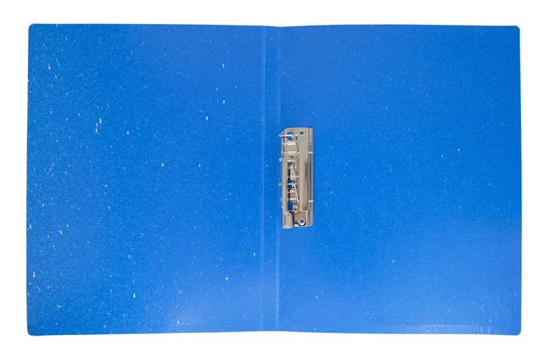 Папка метал.зажим Бюрократ Melange MLPZ07CBLUE A4 пластик 0.7мм синий