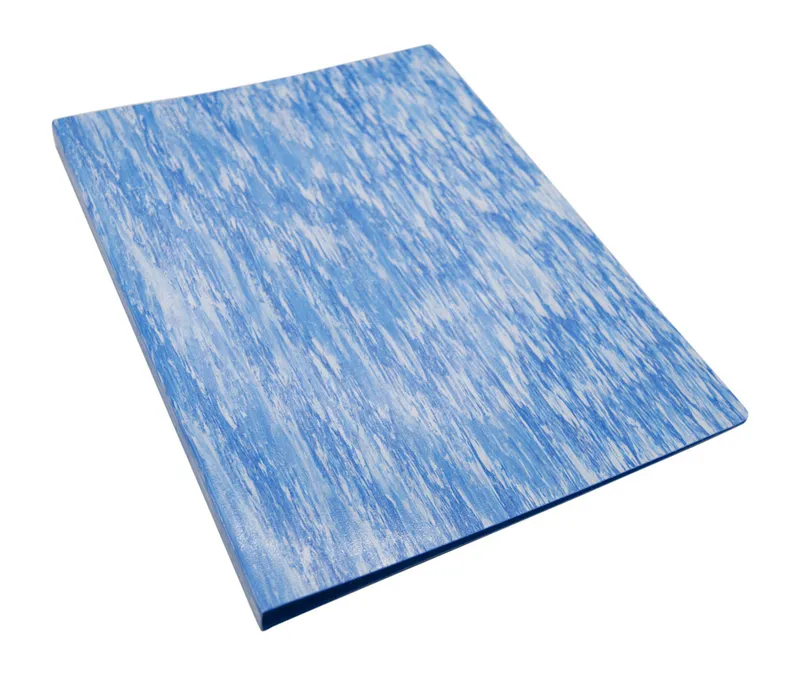 Папка метал.зажим Бюрократ Melange MLPZ07CBLUE A4 пластик 0.7мм синий