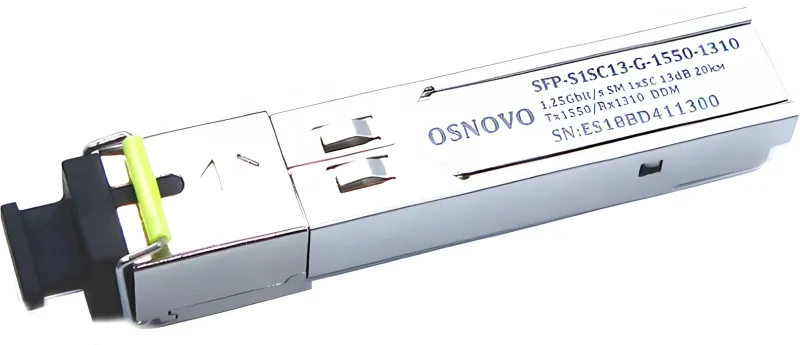 Модуль Osnovo SFP-S1SC13-G-1550-1310