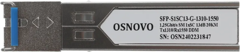 Модуль Osnovo SFP-S1SC13-G-1310-1550