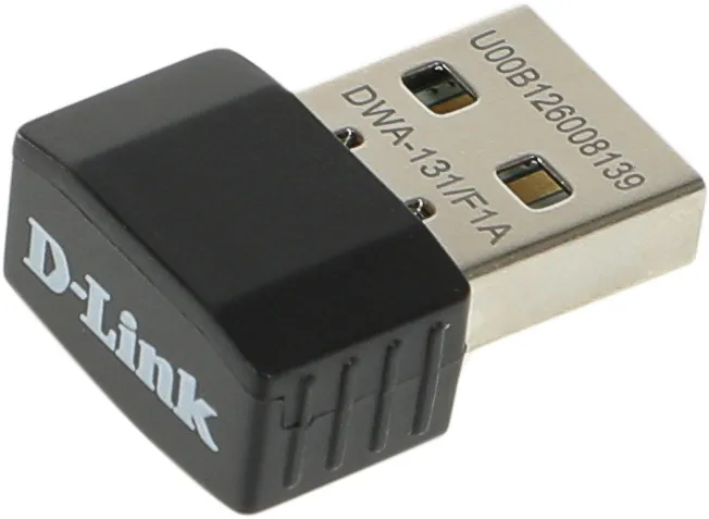 Беспроводной адаптер D-Link N300 Wi-Fi USB Adapter, 2x2dBi internal antennas