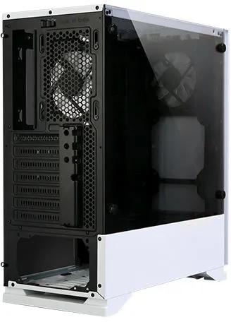 Корпус ZALMAN S5, ATX, WHITE, WINDOW, 2xCOMBO (3.5" or 2.5"), 4x2.5", 2xUSB2.0, 1xUSB3.0, FRONT 1x120mm, REAR 1x120mm RGB