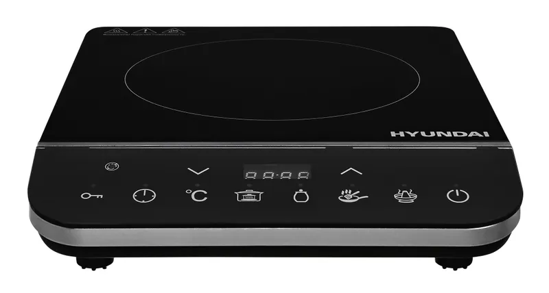 Плита Индукционная Hyundai HYC-0104 черный стеклокерамика (настольная)
