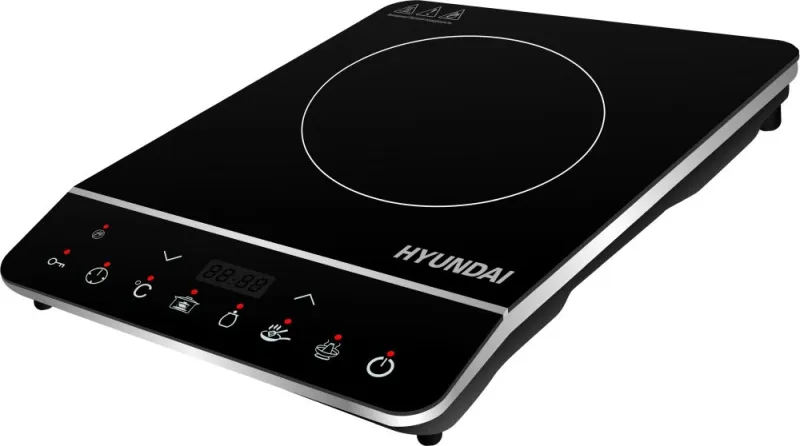 Плита Индукционная Hyundai HYC-0104 черный стеклокерамика (настольная)