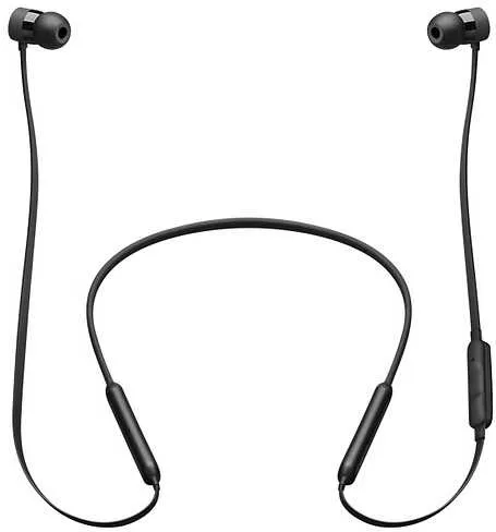 Гарнитура вкладыши Beats BeatsX черный беспроводные bluetooth шейный обод (MX7V2EE/A)