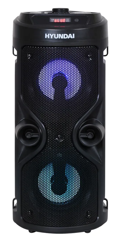 Минисистема Hyundai H-MC150 черный 50Вт FM USB BT SD/MMC