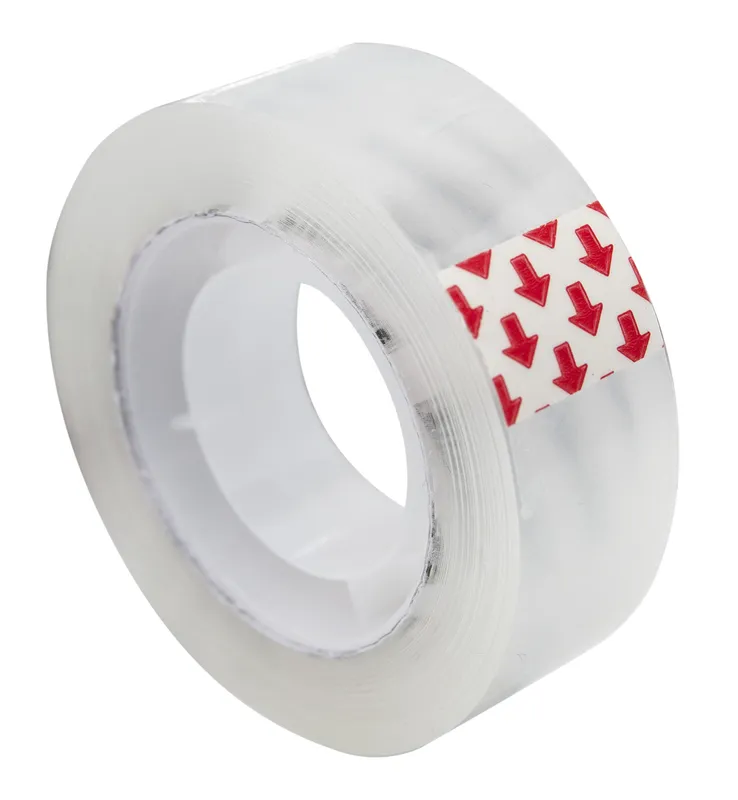 Клейкая лента канцелярская Silwerhof 481059 прозрачная шир.19мм дл.33м 35мкр полипропилен спайка