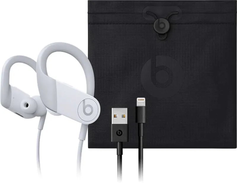 Гарнитура вкладыши Beats Powerbeats High-Performance белый беспроводные bluetooth крепление за ухом (MWNW2EE/A)