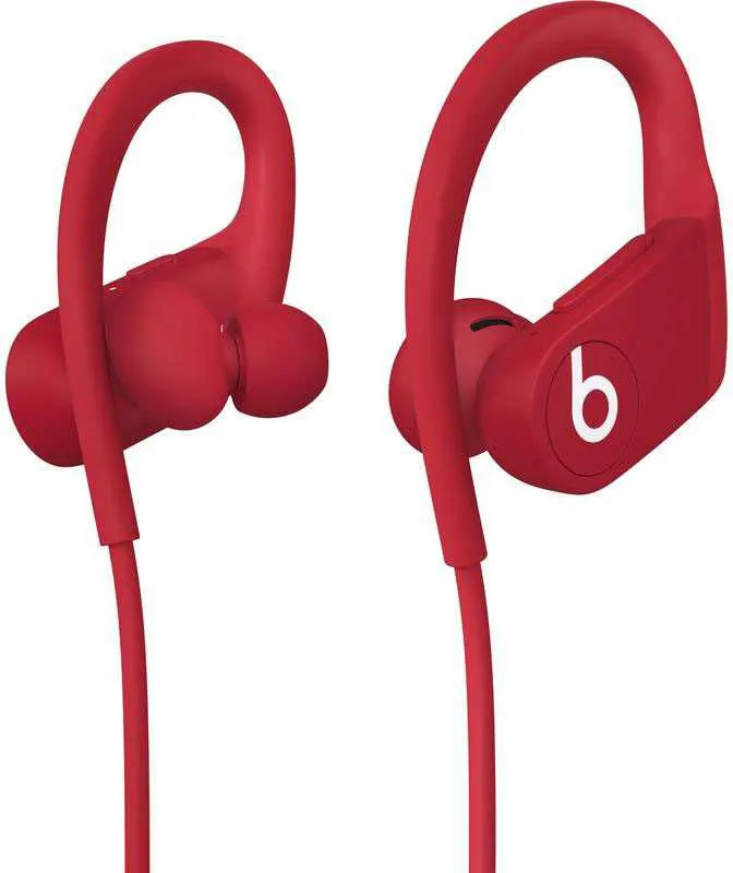 Гарнитура вкладыши Beats Powerbeats High-Performance красный беспроводные bluetooth крепление за ухом (MWNX2EE/A)