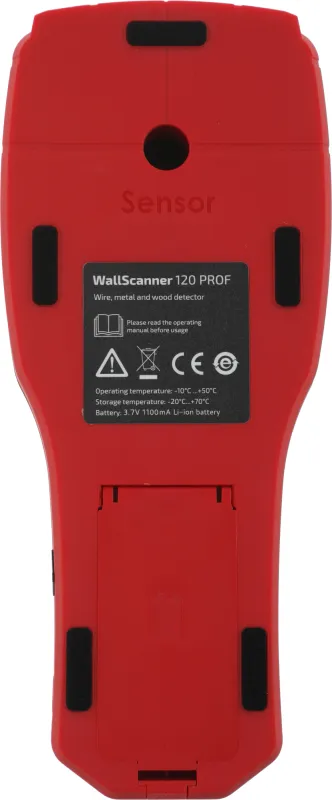 Детектор проводки Ada 120 Prof красный/черный (А00485)