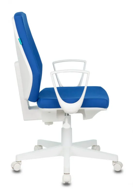 Кресло Бюрократ CH-W545/26-21 синий 26-21 (пластик белый)