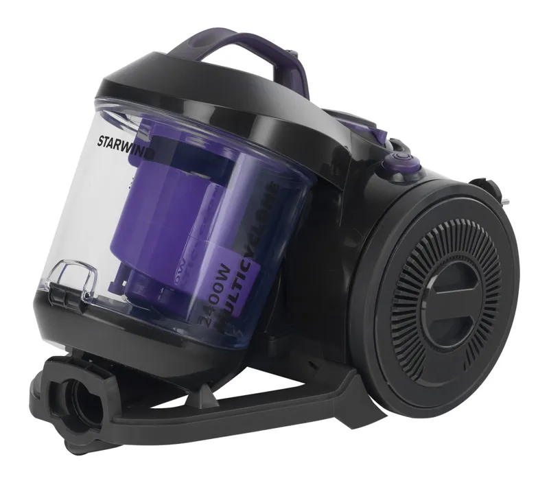 Пылесос Starwind SCV2040 2400Вт серый/фиолетовый