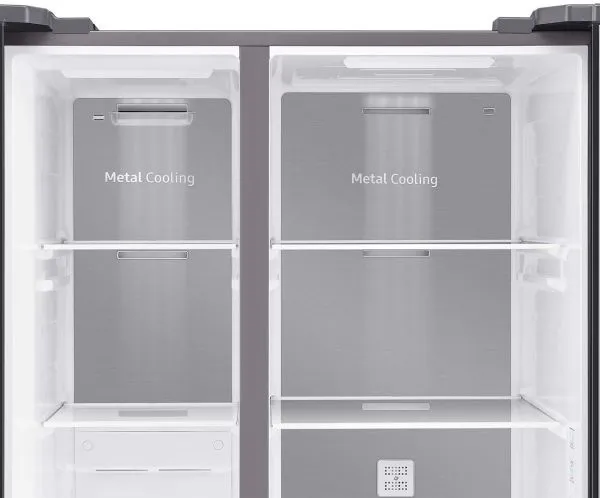 Холодильник Samsung RS62R50312C/WT черный (двухкамерный)