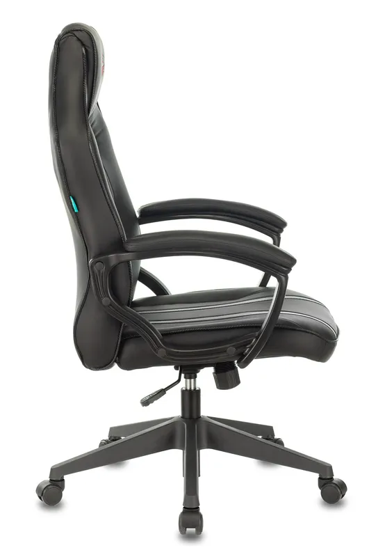 Кресло игровое Zombie A3 черный эко.кожа крестов. пластик