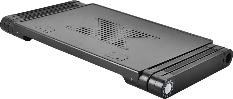 Стол для ноутбука Cactus CS-LS-T8-C серебристый 27x42см