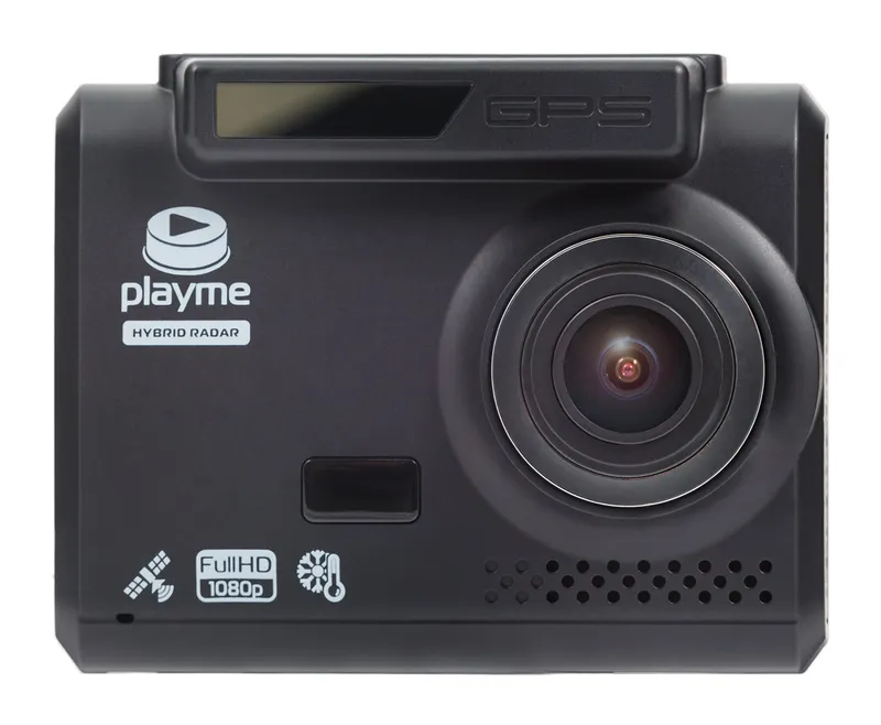 Видеорегистратор с радар-детектором Playme ALPHA GPS черный