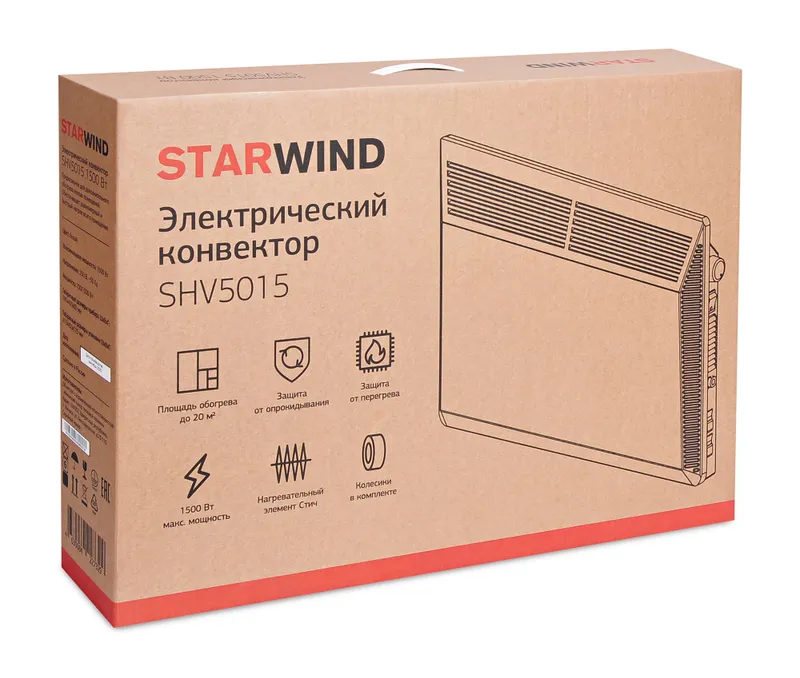 Конвектор Starwind SHV5015 1500Вт белый