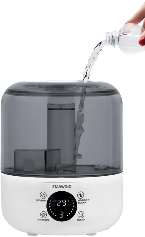 Увлажнитель воздуха Starwind SHC3020E 25Вт (ультразвуковой) белый